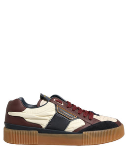 Dolce & Gabbana Mehrfarbige Leder MIAMI Sneaker Herren Schuhe