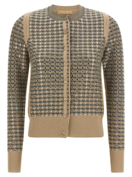 Ermanno Scervino Beige Virgin Wool Cardigan