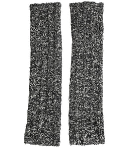 Dolce & Gabbana Strick-Armstulpen aus schwarzer Wollmischung