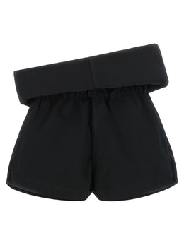 Rick Owens Schwarze Bermuda-Shorts aus Polyester