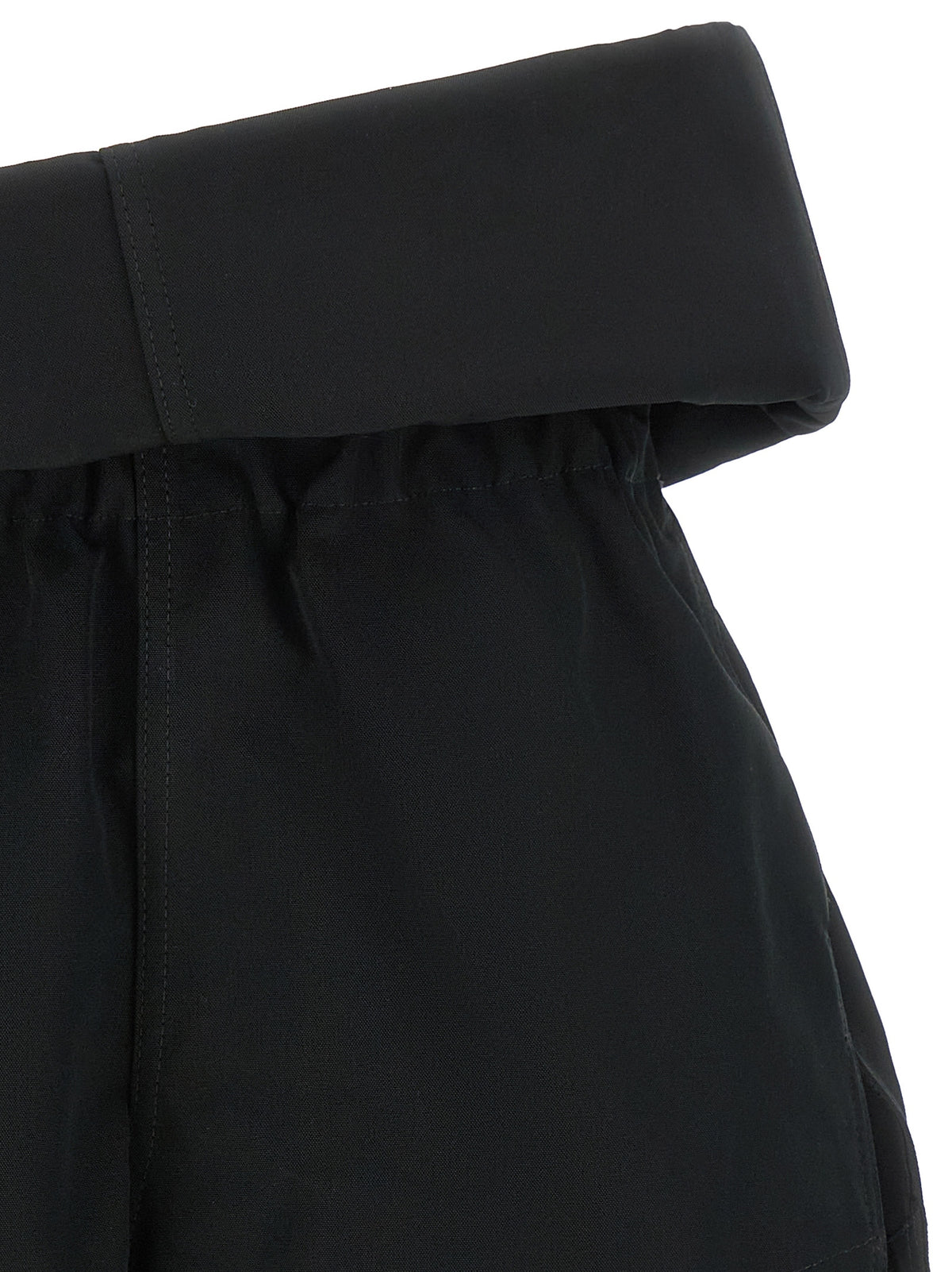 Rick Owens Schwarze Bermuda-Shorts aus Polyester