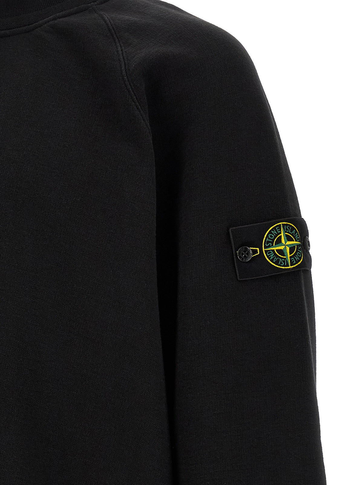 Stone Island Schwarzer Baumwoll-Sweatshirt