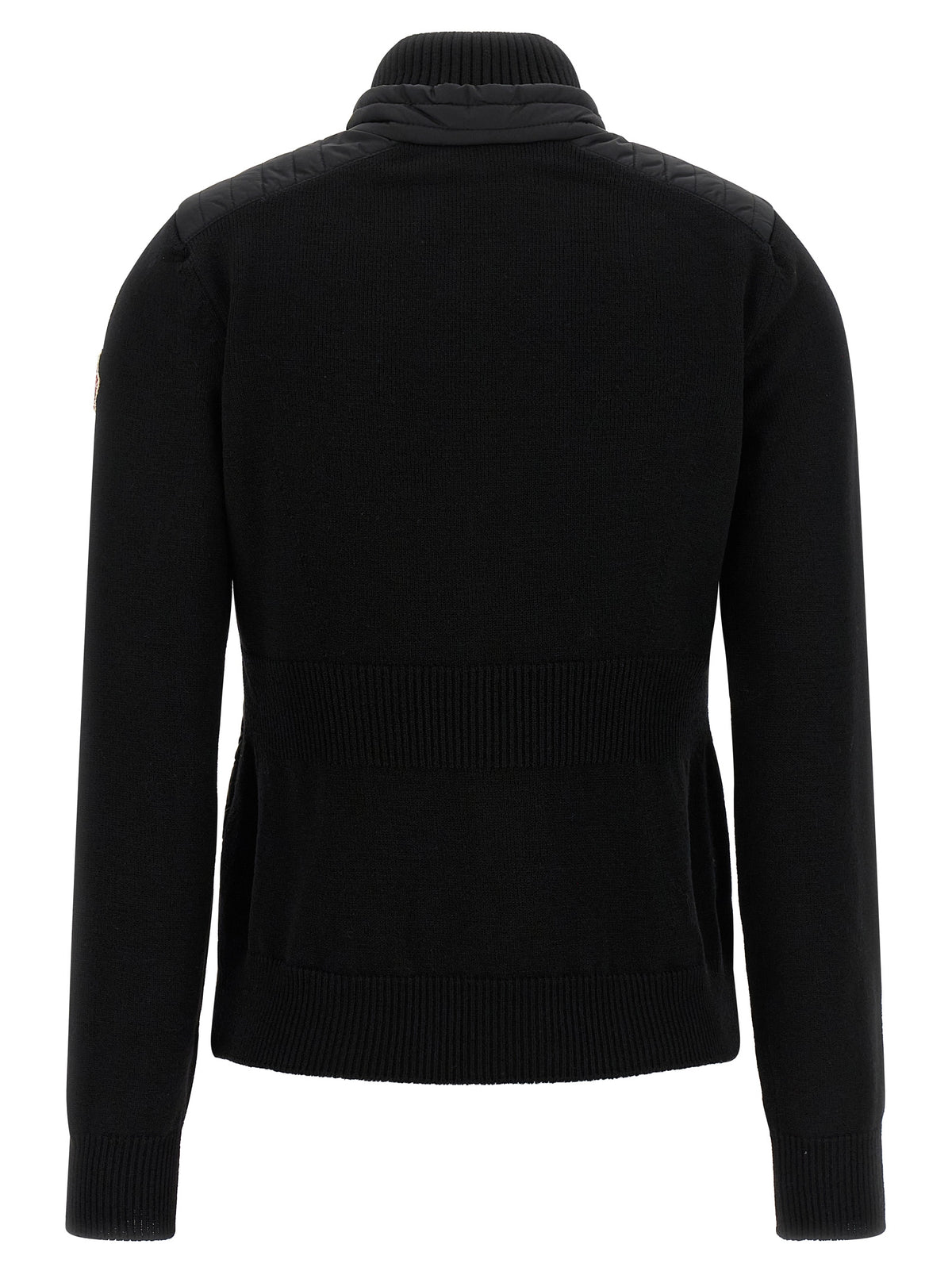 Moncler Grenoble Schwarzer Cardigan aus Polyamid