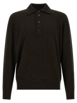 ZEGNA Braunes Woll-Poloshirt