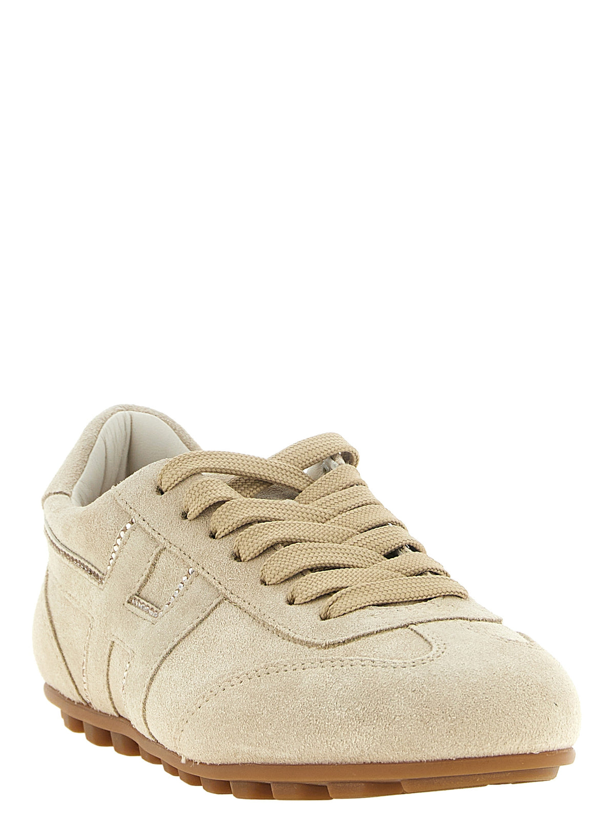 Hogan Beige Kalbsleder Sneaker