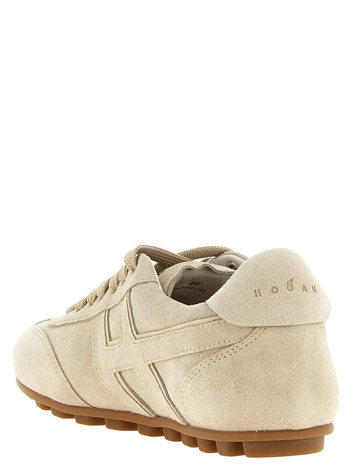 Hogan Beige Kalbsleder Sneaker