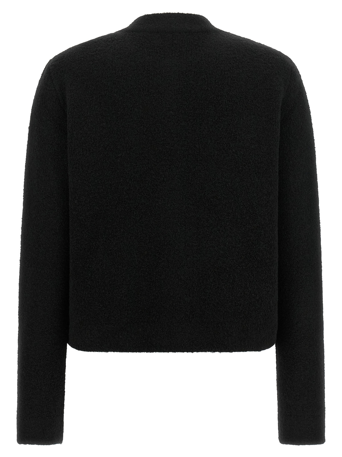 Moncler Schwarze Polyamid-Jacke in voller Länge