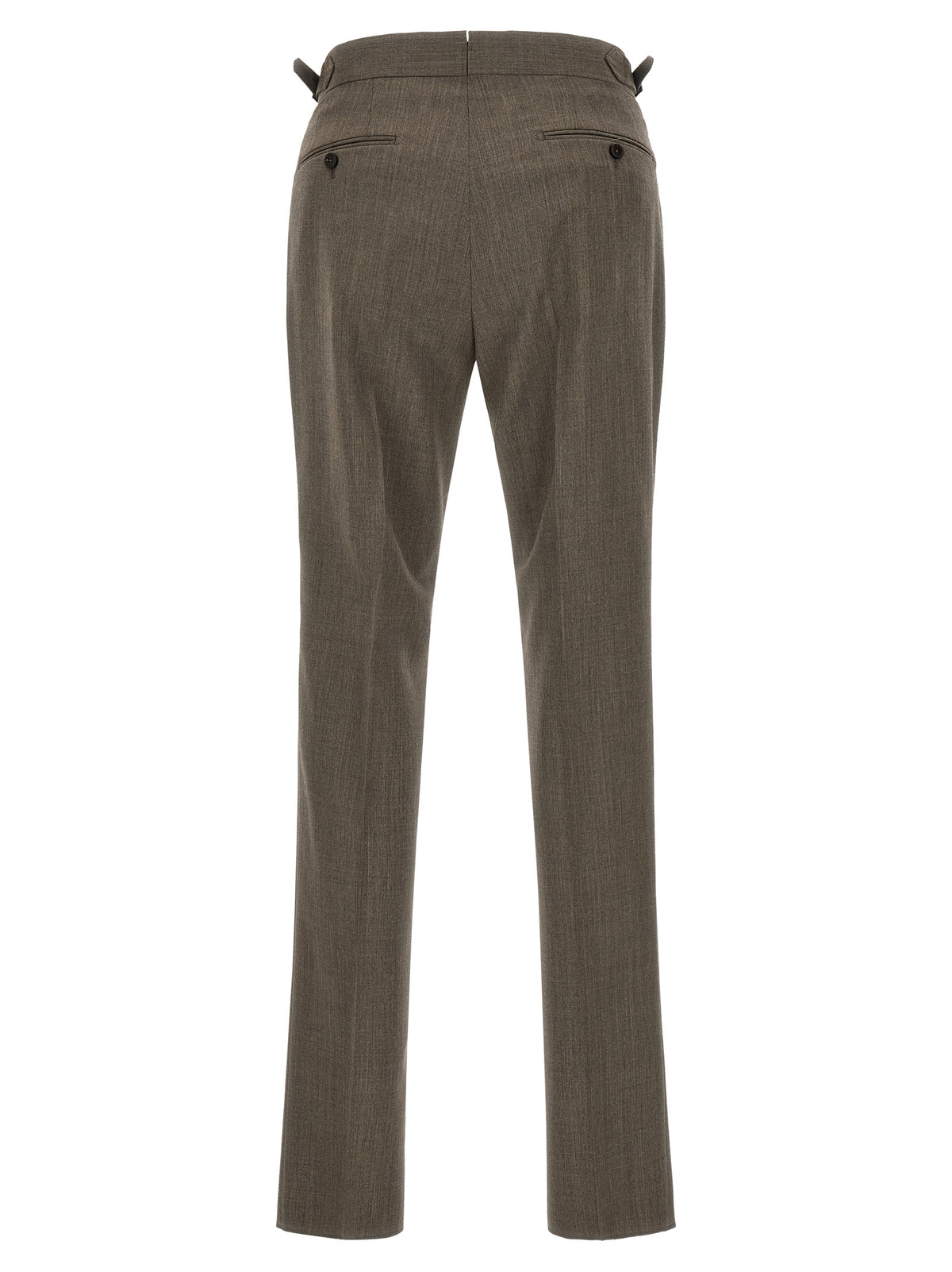 Pal Zileri Braune Wollstoffhose