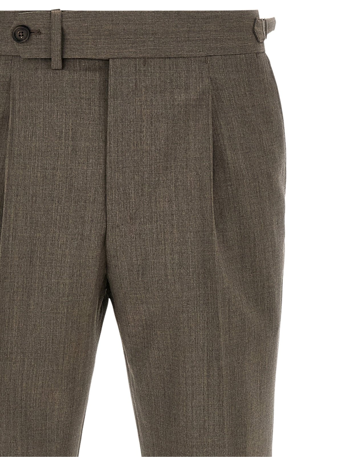 Pal Zileri Braune Wollstoffhose