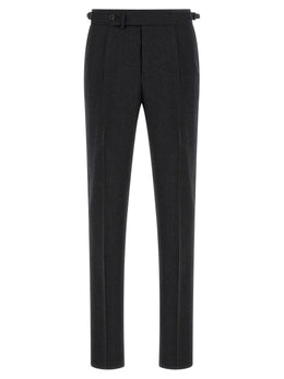 Pal Zileri Graue Wollstoffhose