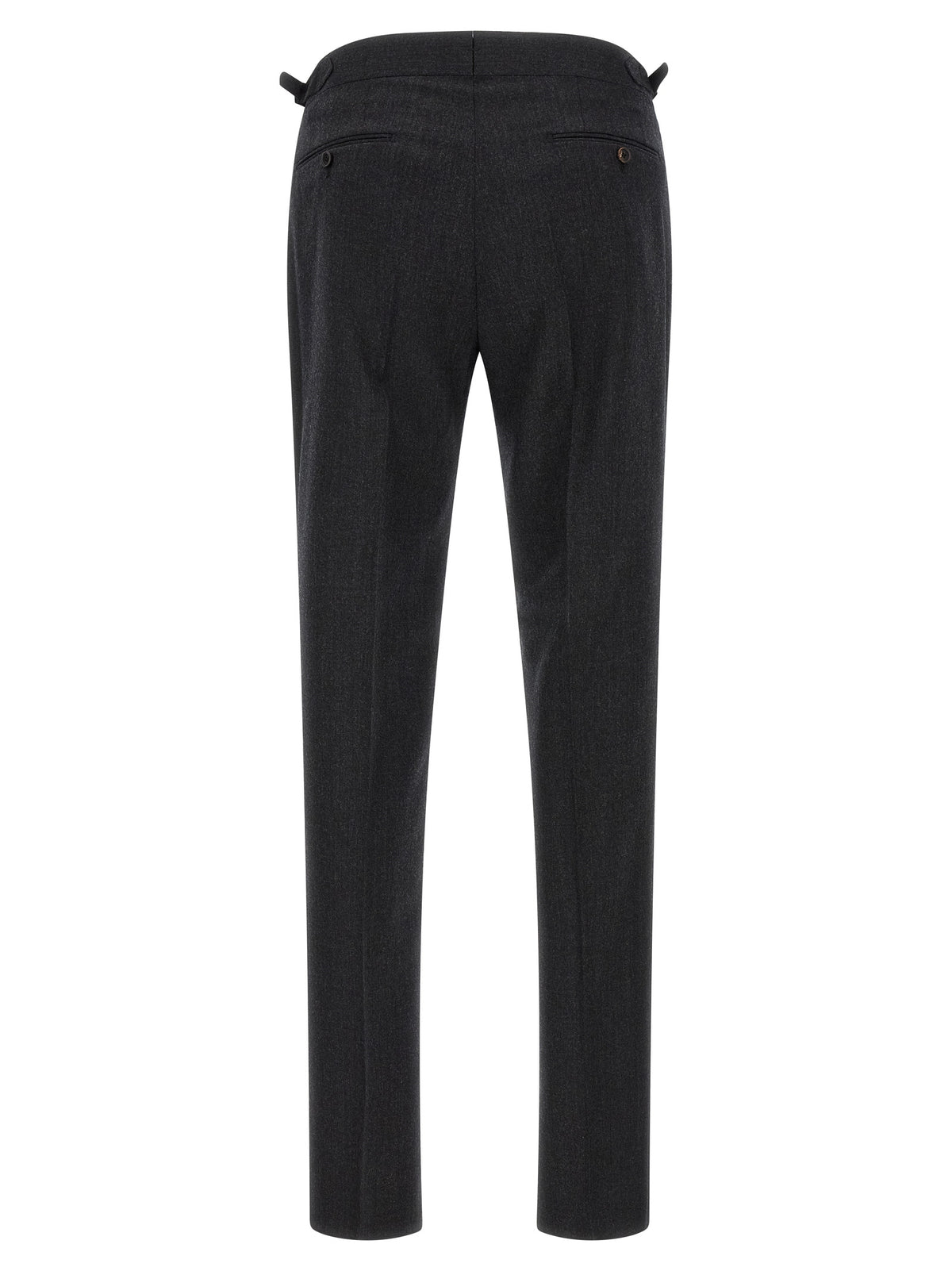 Pal Zileri Graue Wollstoffhose