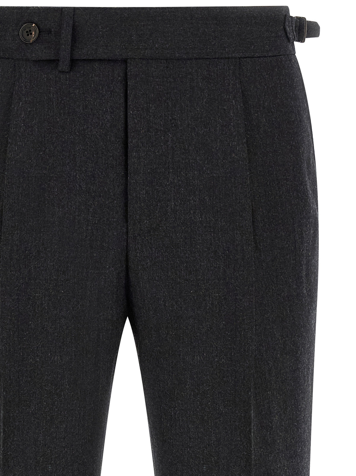 Pal Zileri Graue Wollstoffhose