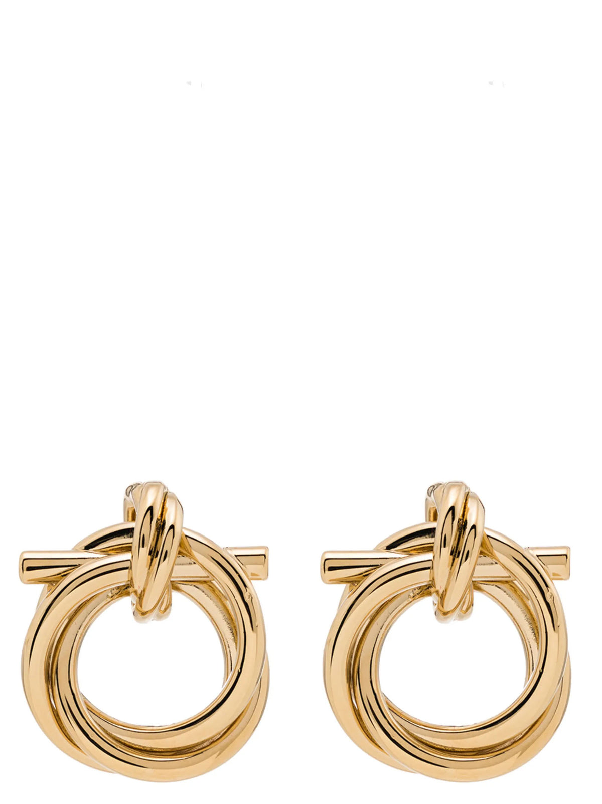 Ferragamo Ohrringe aus Goldmessing