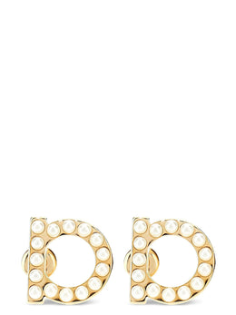 Ferragamo Ohrringe aus Goldmessing