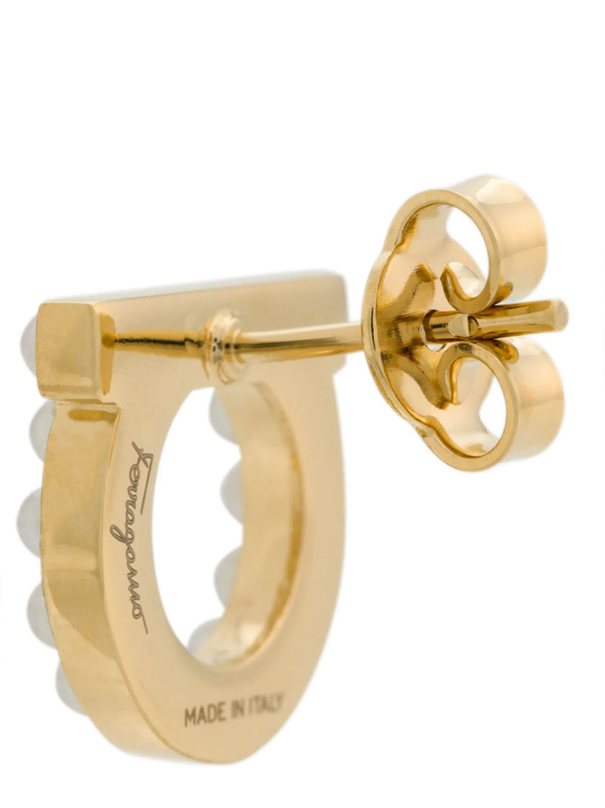 Ferragamo Ohrringe aus Goldmessing