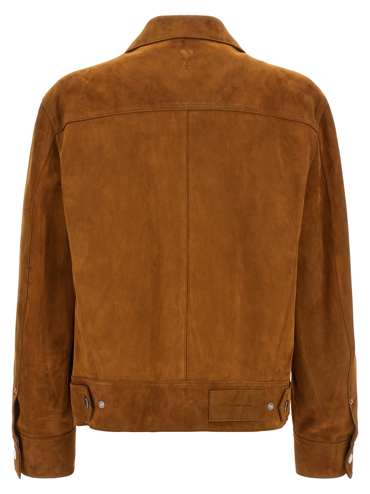 Ami Paris Braune Jacke aus Ziegenleder