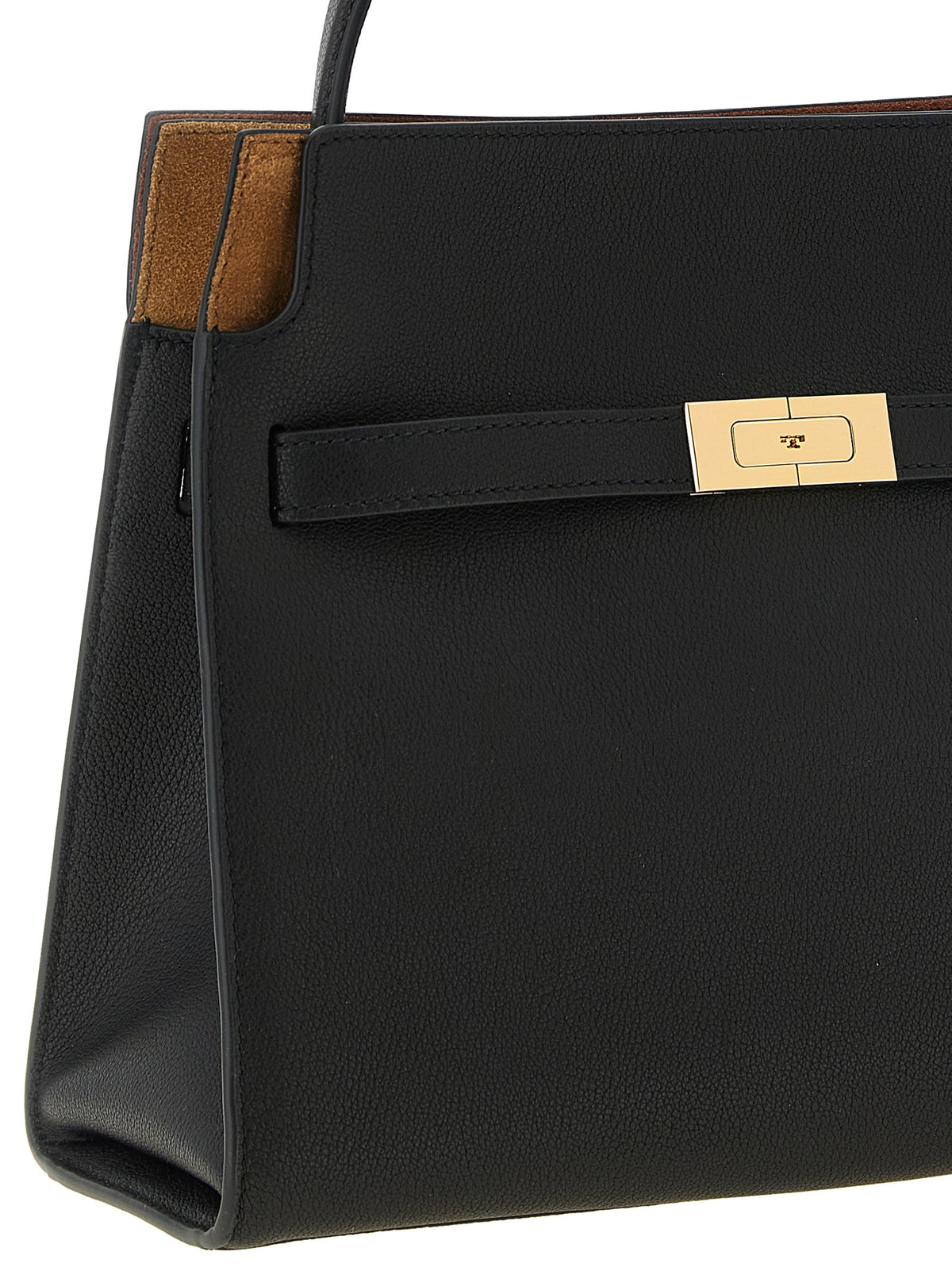 Tory Burch Schwarze Lammleder Umhängetasche