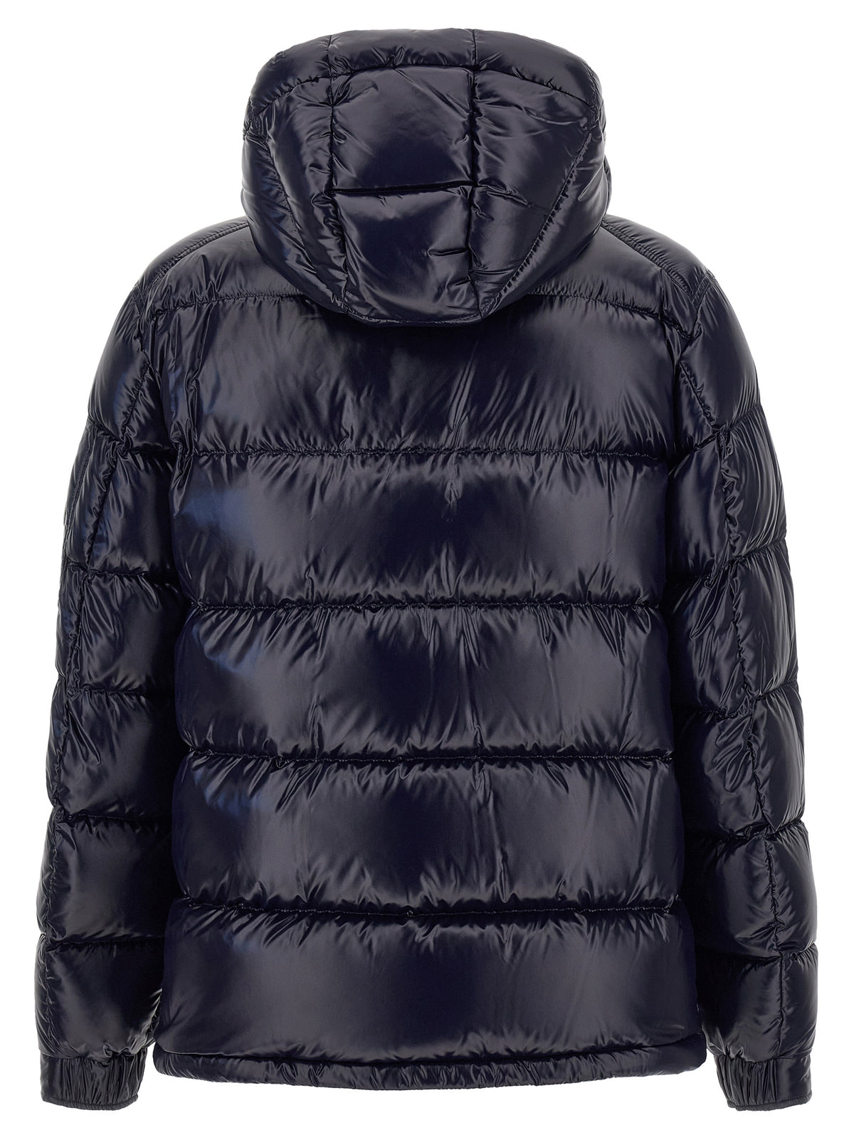 Herno Blaue Polyamid-Jacke in voller Länge