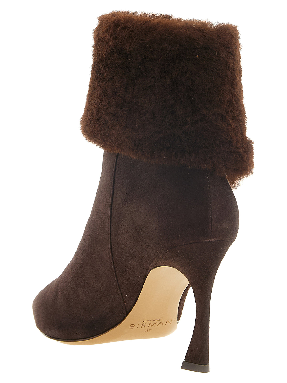 Alexandre Birman Ankle Boots aus braunem Kalbsleder
