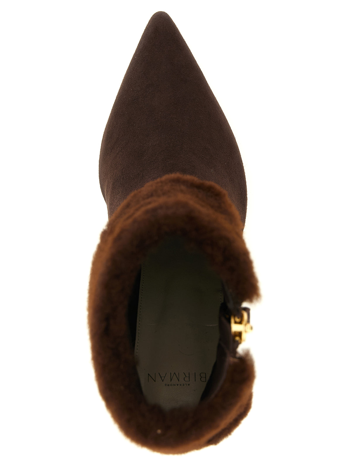 Alexandre Birman Ankle Boots aus braunem Kalbsleder