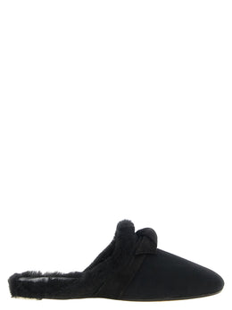 Alexandre Birman Schwarze Mules aus Kalbsleder