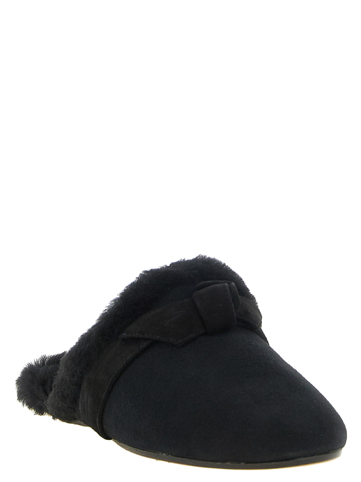 Alexandre Birman Schwarze Mules aus Kalbsleder