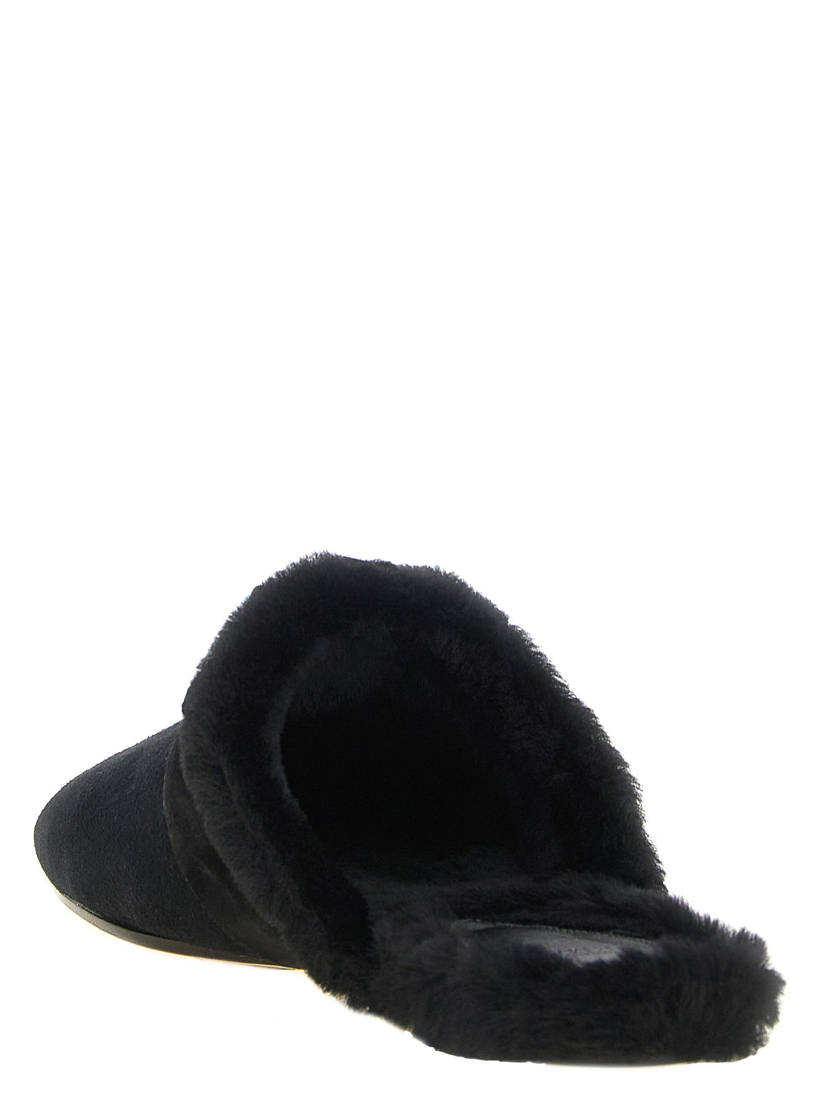 Alexandre Birman Schwarze Mules aus Kalbsleder