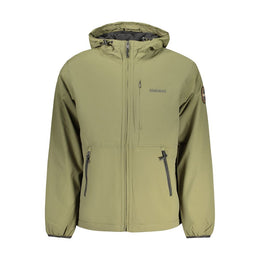 Napapijri Grüne Jacke aus Polyamid, durchgehend