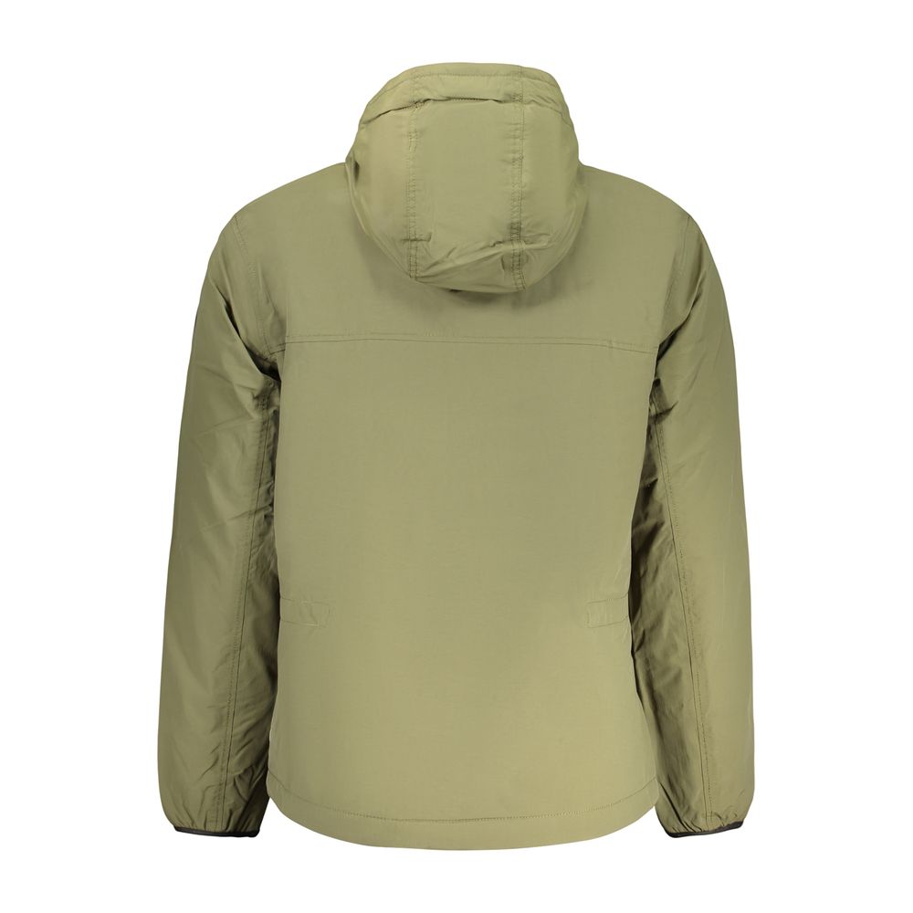 Napapijri Grüne Jacke aus Polyamid, durchgehend