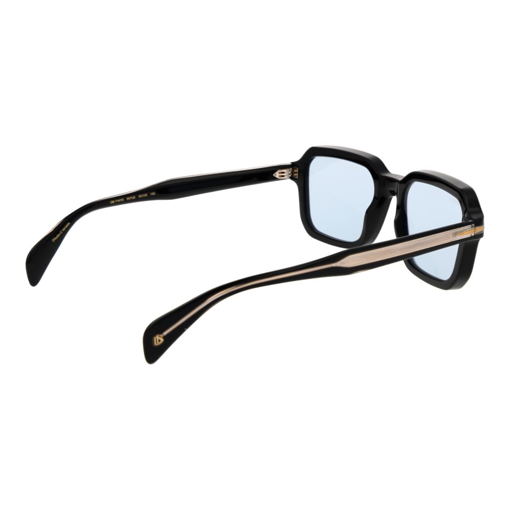 David Beckham Schwarze Sonnenbrille aus Acetat