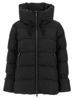 MooRER Schwarze Polyester-Jacke
