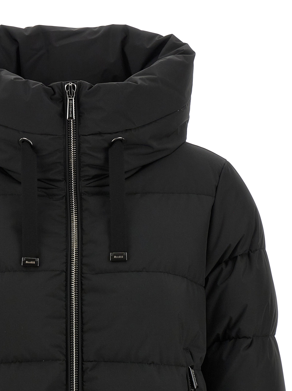MooRER Schwarze Polyester-Jacke