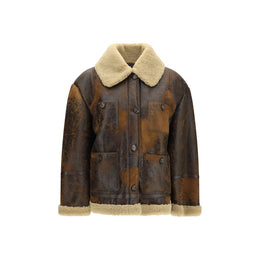 Valstar Braune Lammlederjacke Ovis Aries