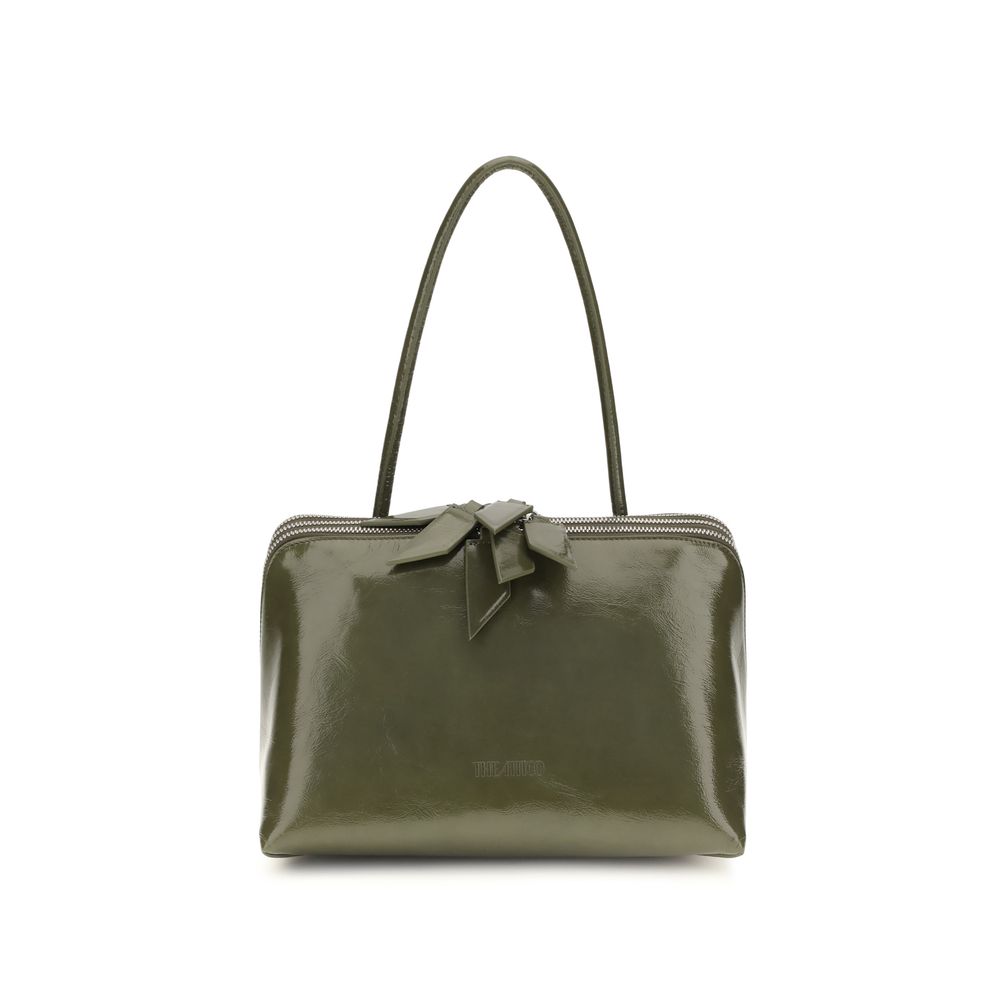 The Attico Bicolor Calf Leather Bos Taurus Schultertasche