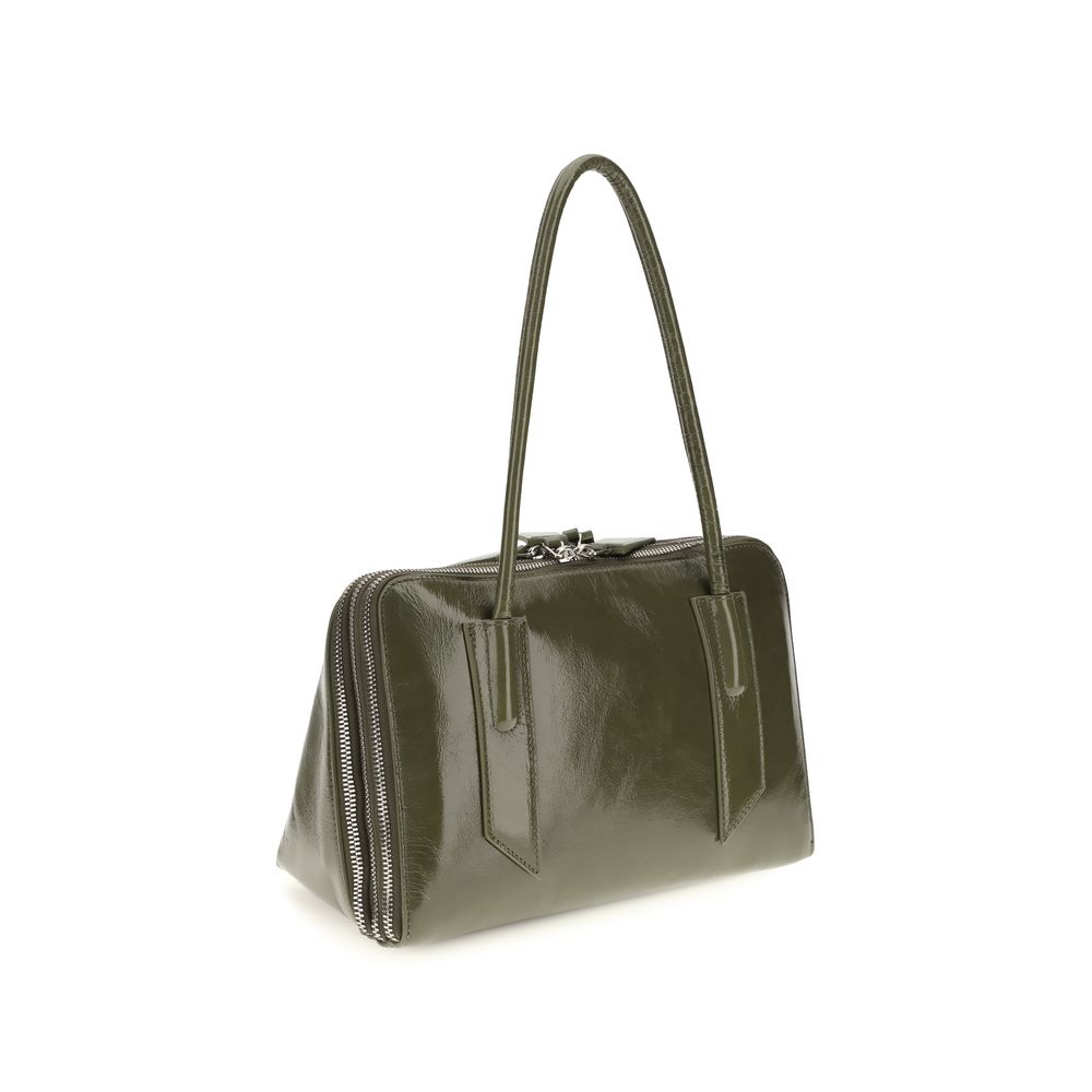 The Attico Bicolor Calf Leather Bos Taurus Schultertasche