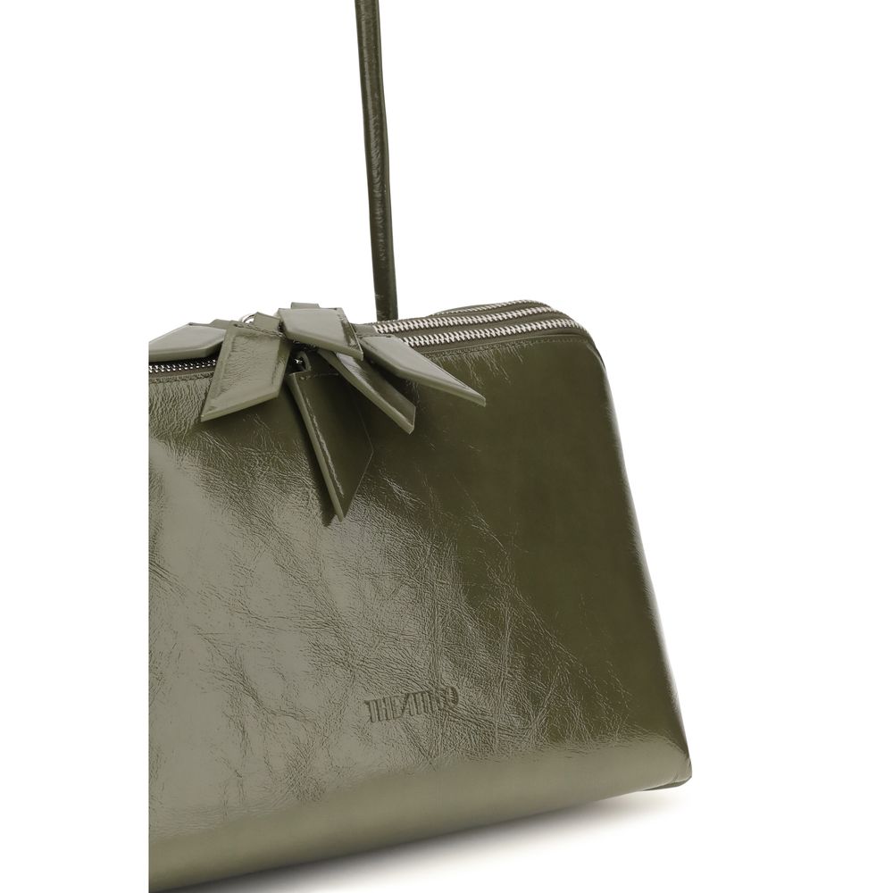The Attico Bicolor Calf Leather Bos Taurus Schultertasche