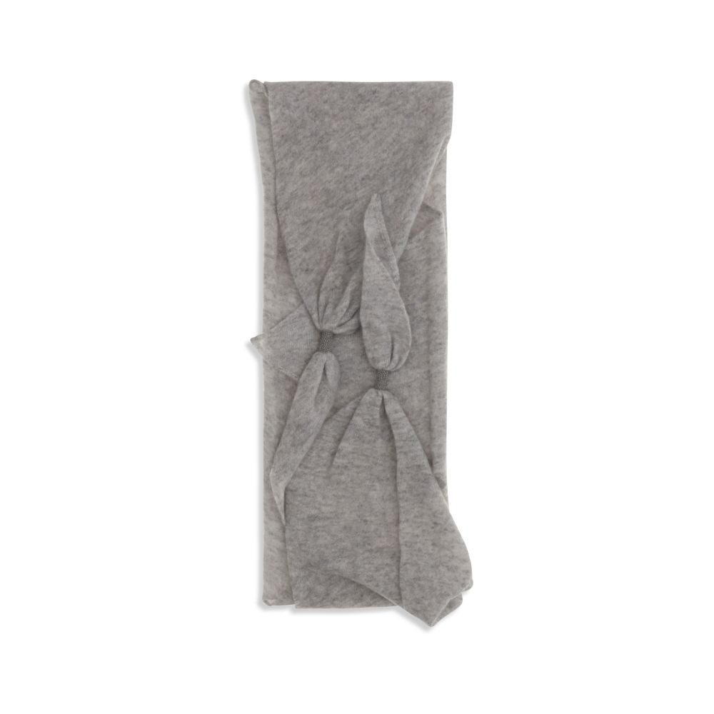 Brunello Cucinelli Grauer Kaschmir-Foulard