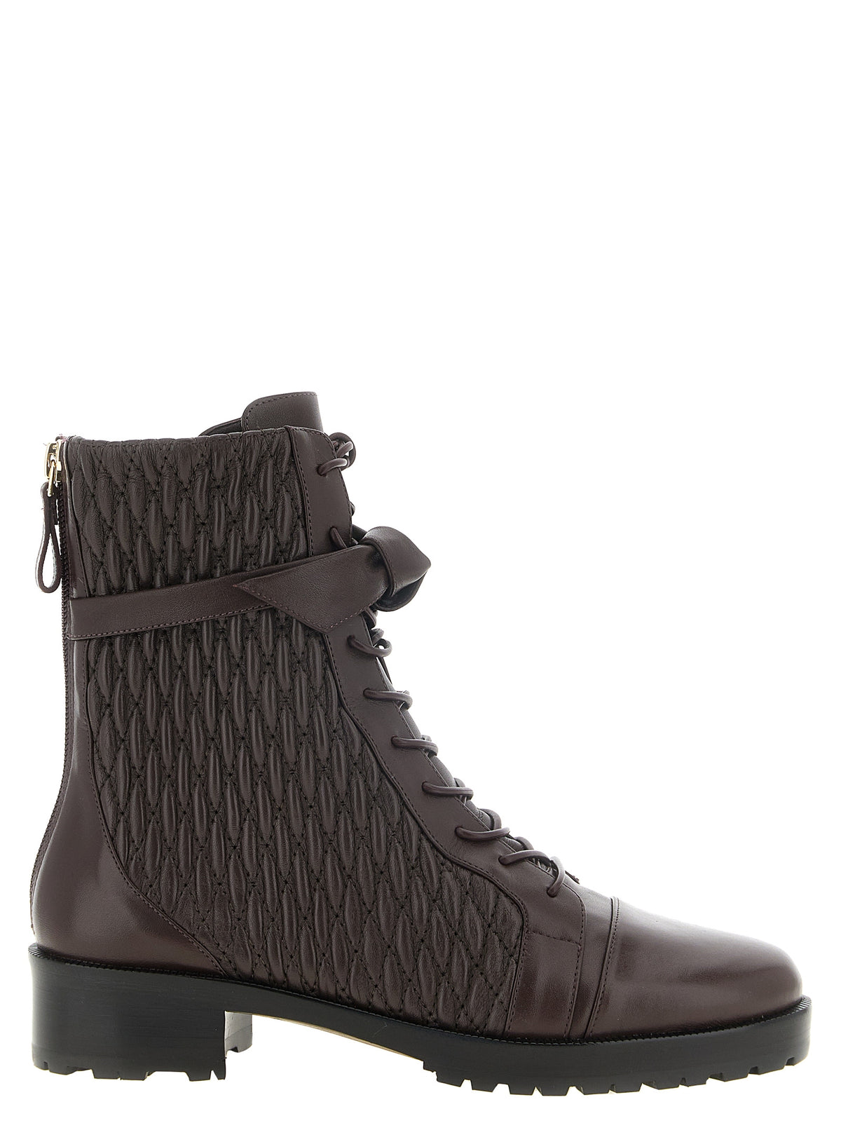 Alexandre Birman Lila Kalbsleder Schnürstiefel