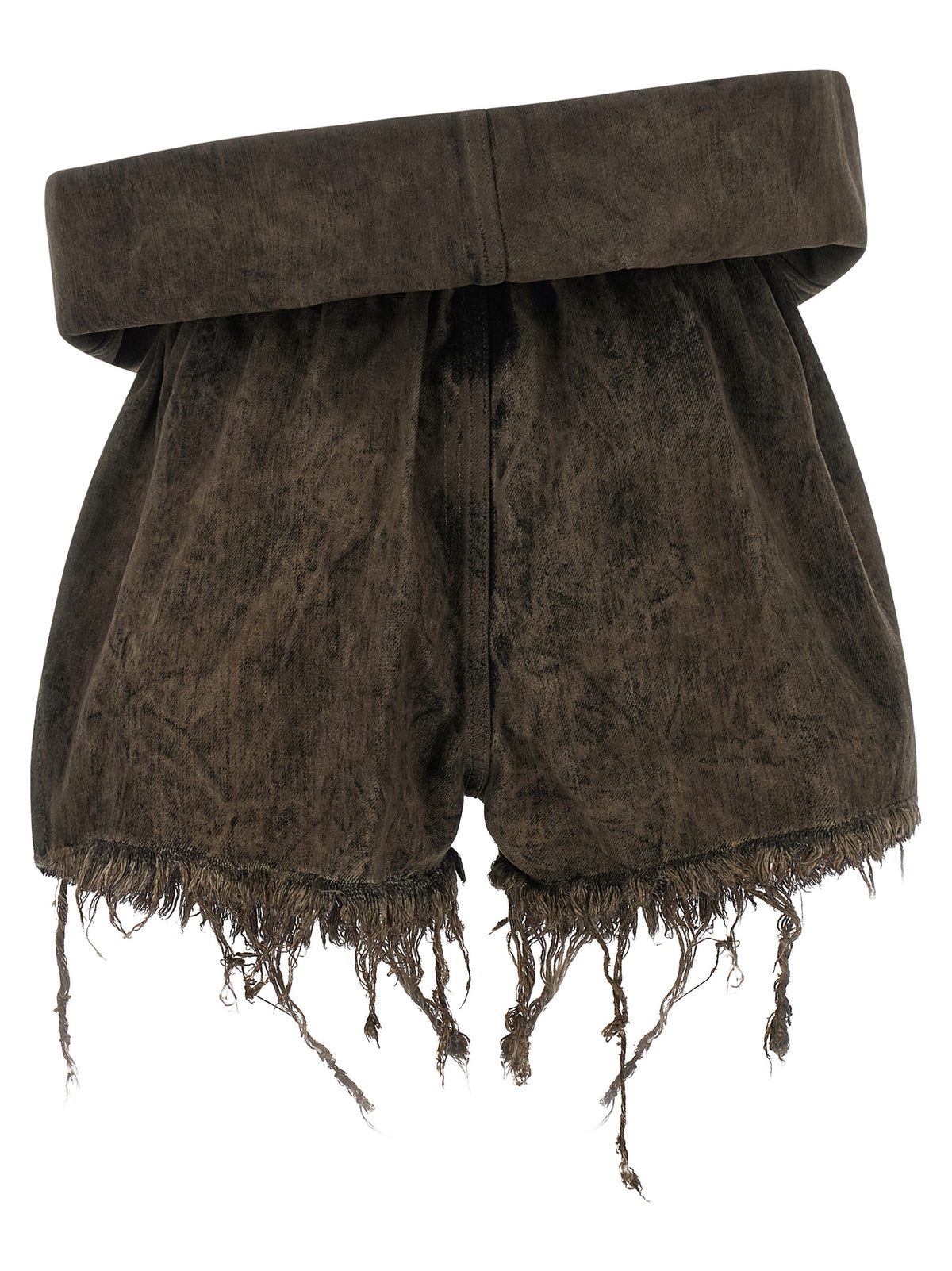 Rick Owens Graue Cargoshorts aus Baumwolle
