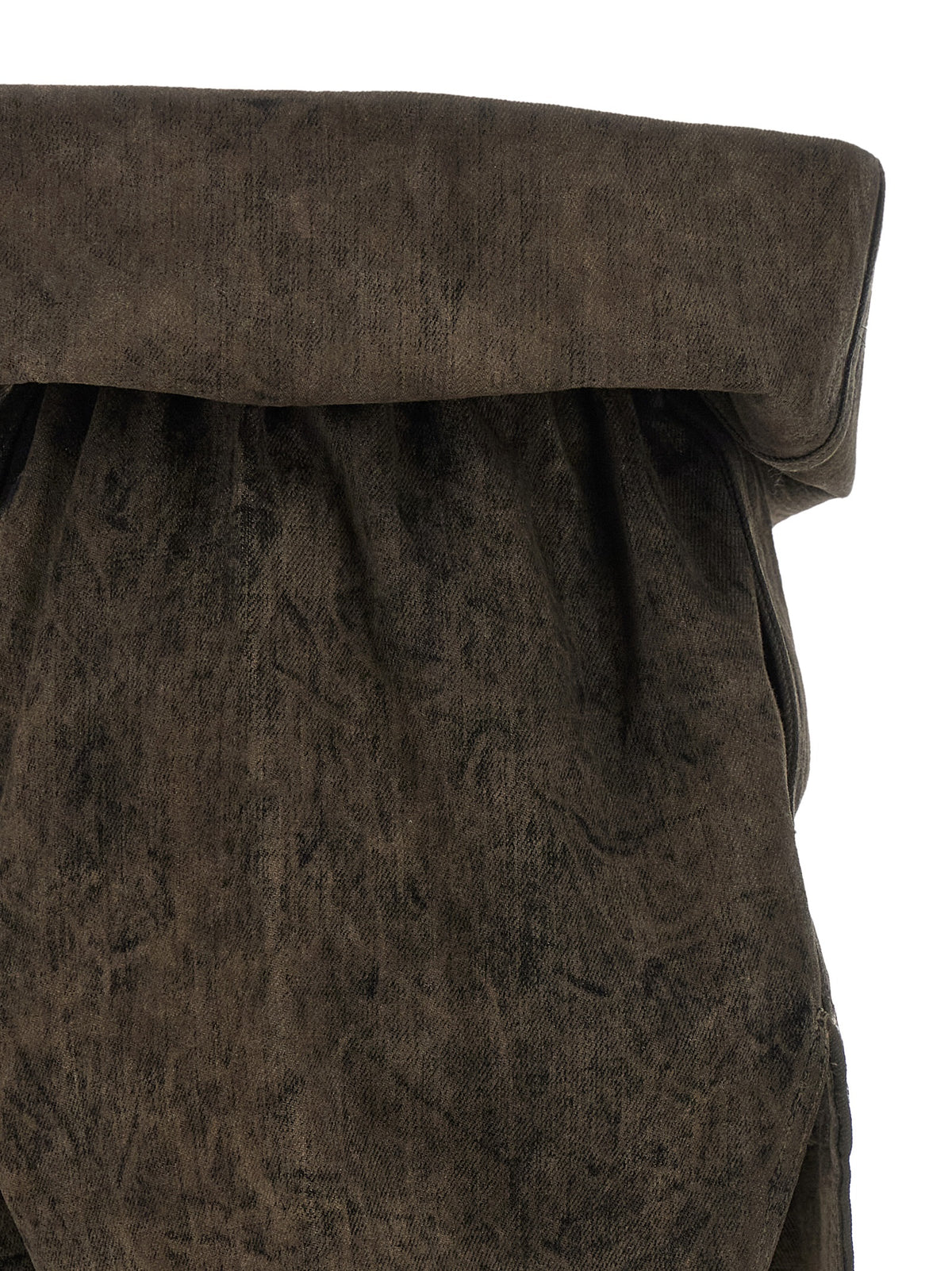 Rick Owens Graue Cargoshorts aus Baumwolle