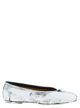 Maison Margiela Weiße Ballerinas aus Lammleder