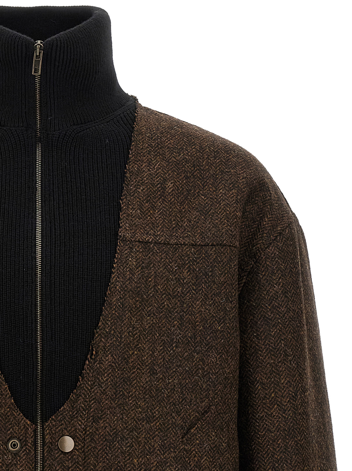 Maison Margiela Brauner Woll-Bomber