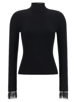 Twinset Schwarzer Cardigan aus Viskose