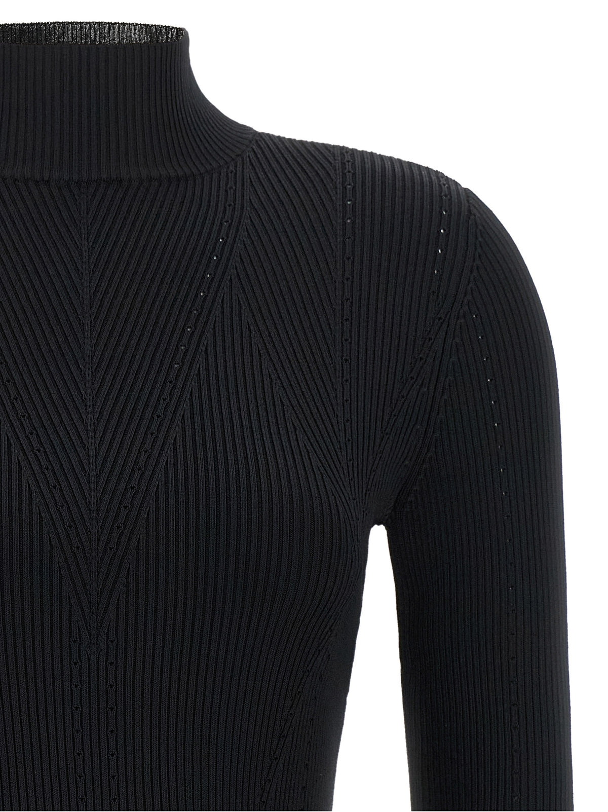 Twinset Schwarzer Cardigan aus Viskose
