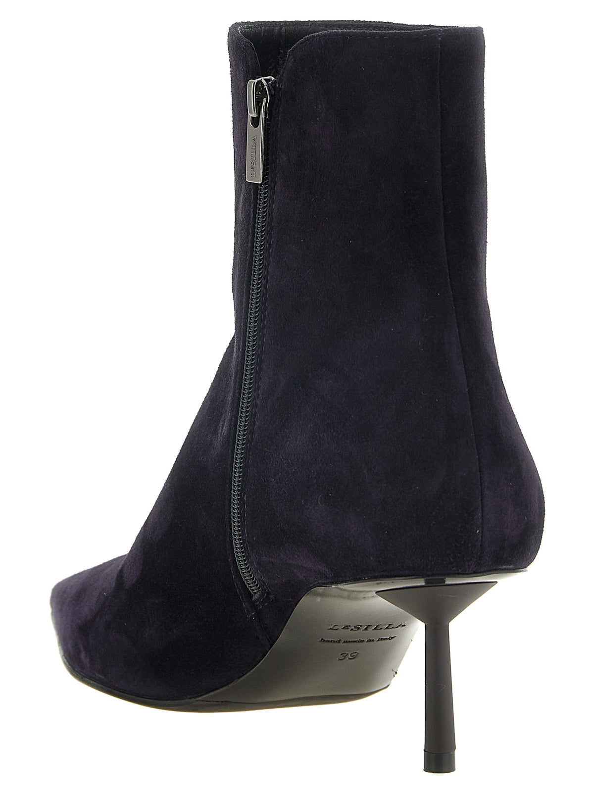 LE SILLA Blaue Stiefeletten aus Lammleder