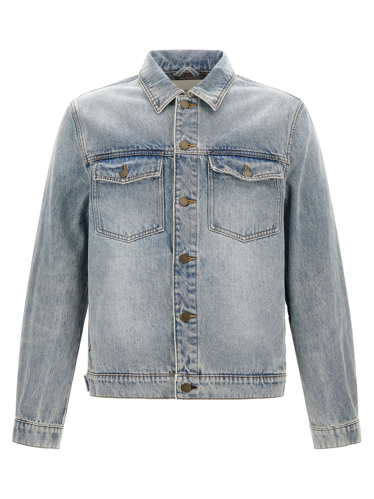 Entire Studios Blaue Jeansjacke aus Baumwolle