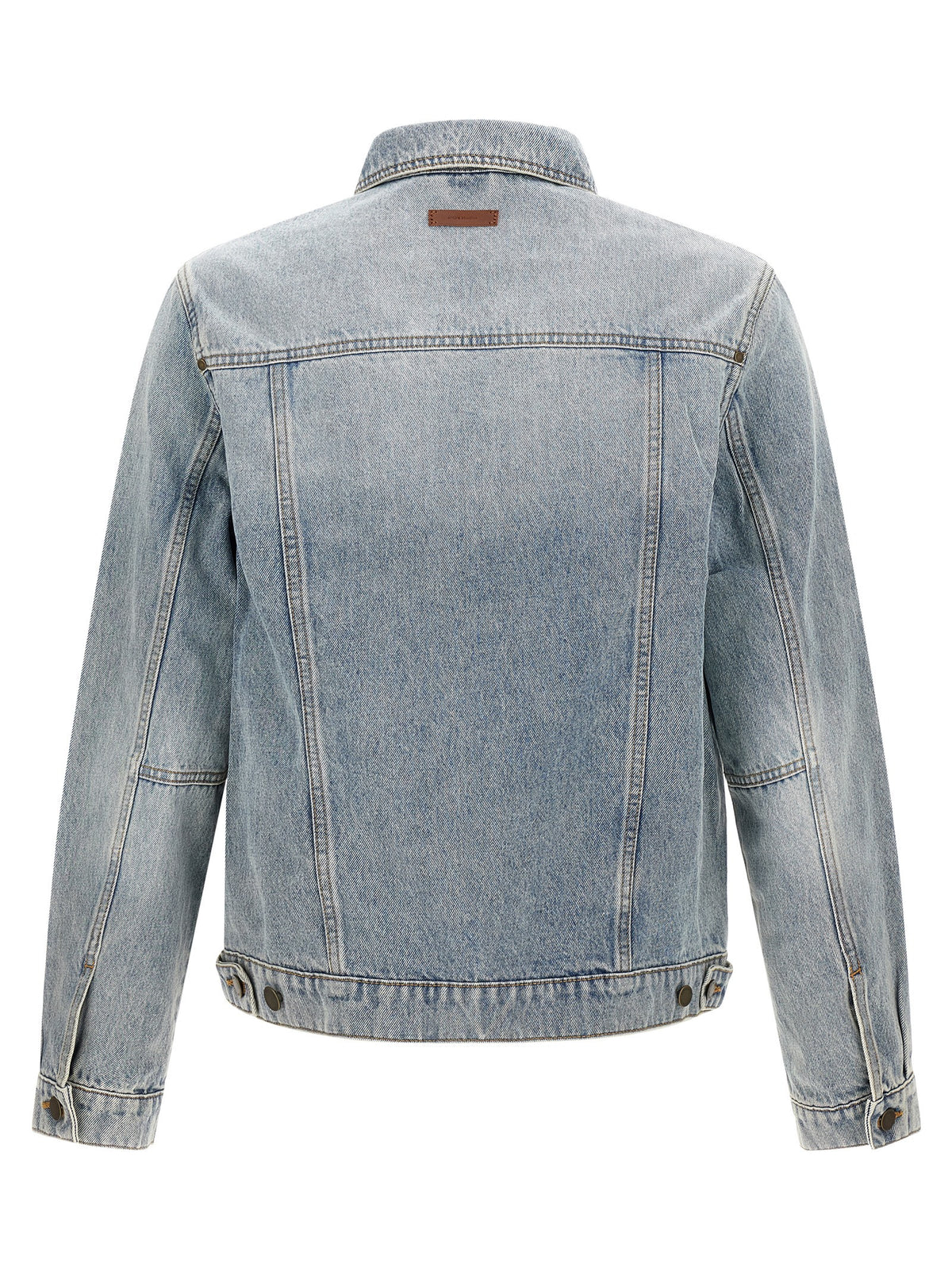 Entire Studios Blaue Jeansjacke aus Baumwolle