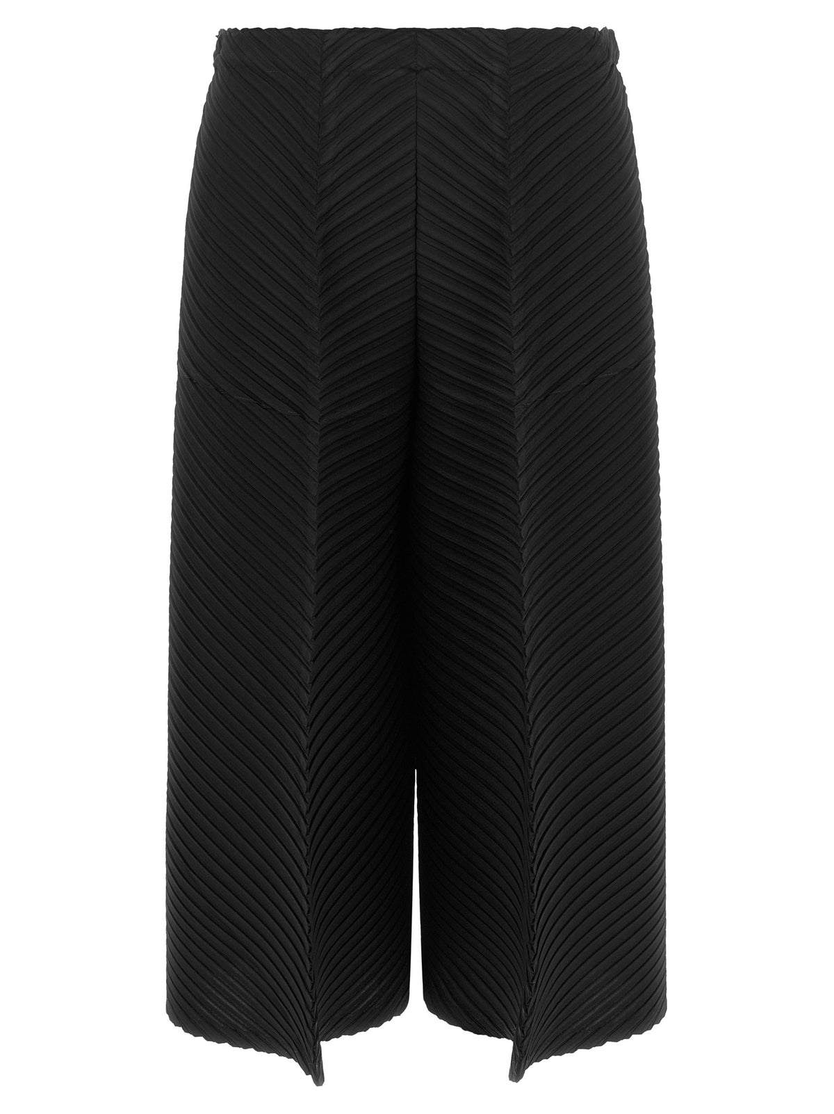 Issey Miyake Schwarze Freizeithose aus Polyester