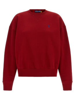 Polo Ralph Lauren Rotes Baumwoll-Sweatshirt