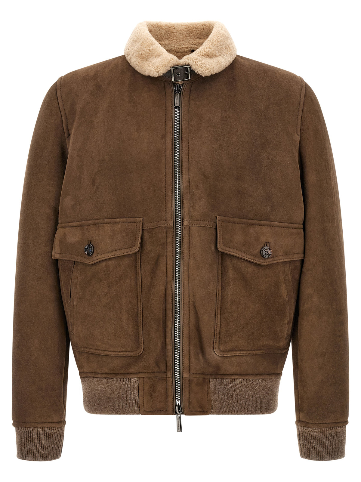 MooRER Brauner Woll-Bomber